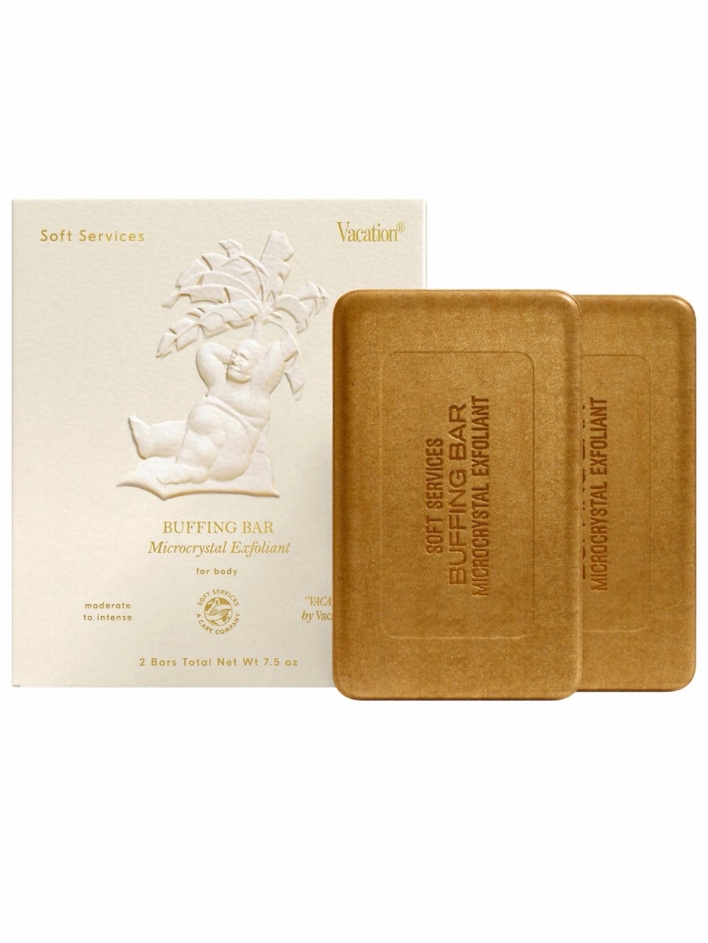 Soft Services x Vacation Buffing Bar Microcrystal Exfoliant - limited edition